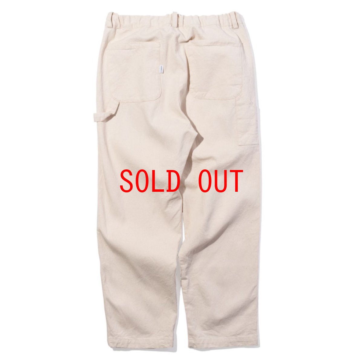 画像4: Easy Fit Carpenter Pants Trouser イージー カーペンター パンツ タック パンツ Ivory (4)