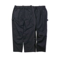 画像1: Easy Fit Carpenter Pants Trouser イージー カーペンター パンツ タック パンツ Black (1)