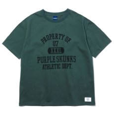 画像1: Skunks Heavyweight Tee ヘビーウェイト カレッジ 半袖 Tシャツ Green (1)