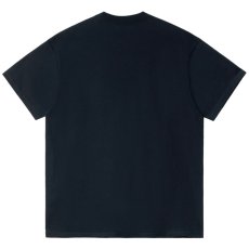画像2: Upside Down S/S Tee ルーズフィット 半袖 Tシャツ オーガニック コットン Dark Navy (2)