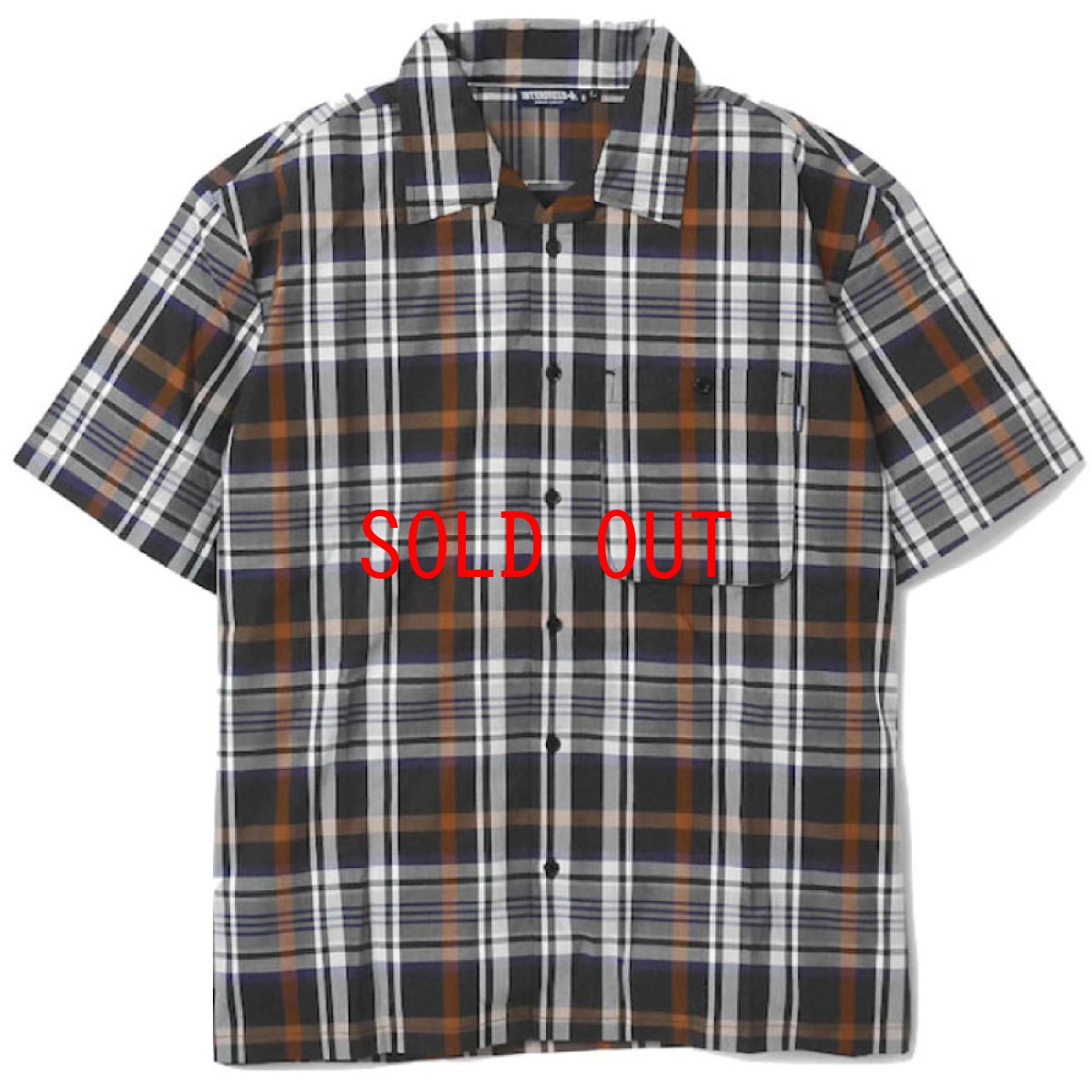 画像1: Patterned Pajama Shits チェック パターン パジャマ シャツ プレイド Brown Plaid (1)