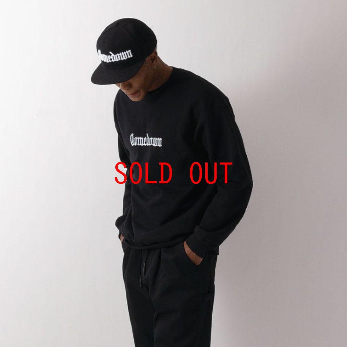 画像3: Comedown Crewneck Sweat Shirt クルーネック スウェット Black (3)