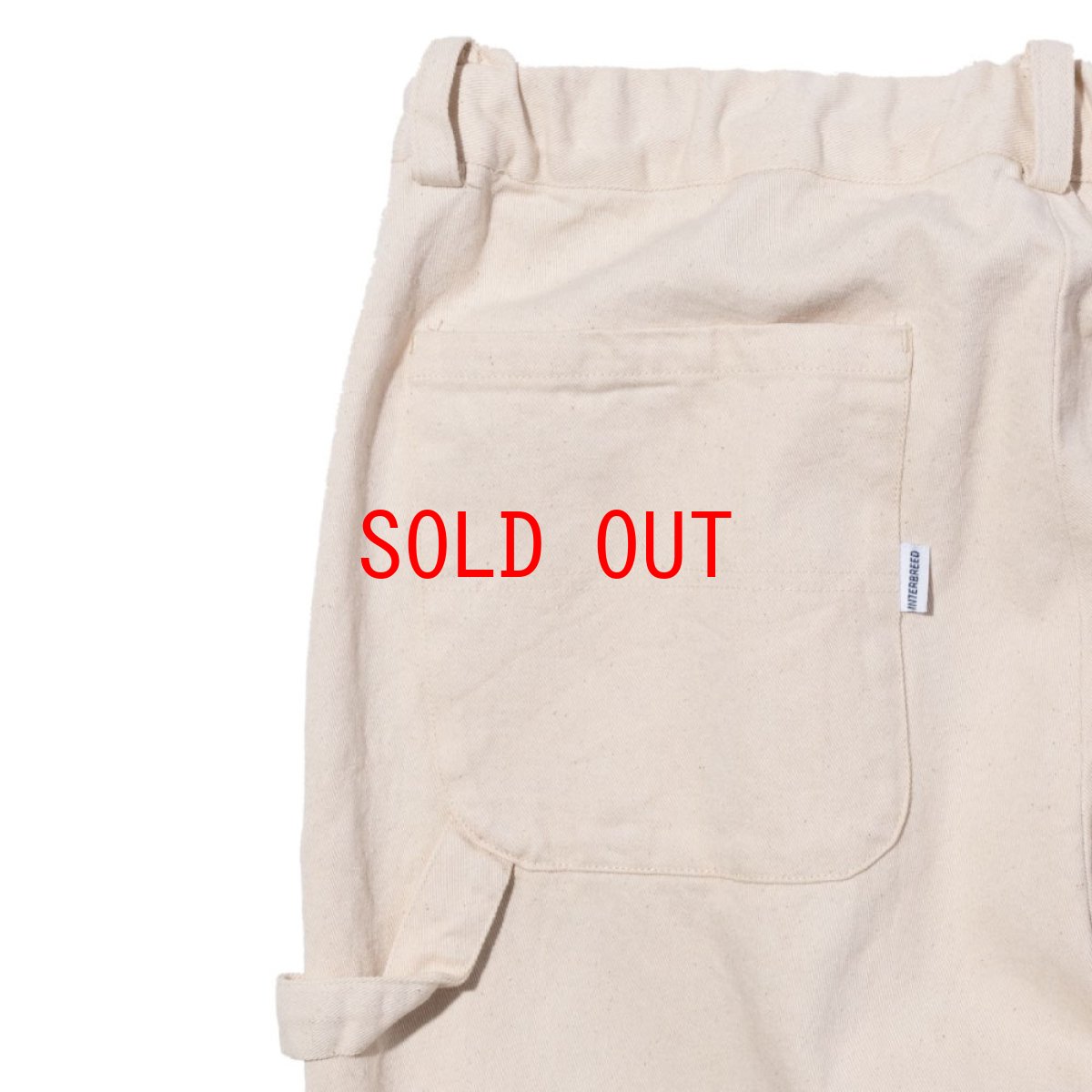 画像6: Easy Fit Carpenter Pants Trouser イージー カーペンター パンツ タック パンツ Ivory (6)