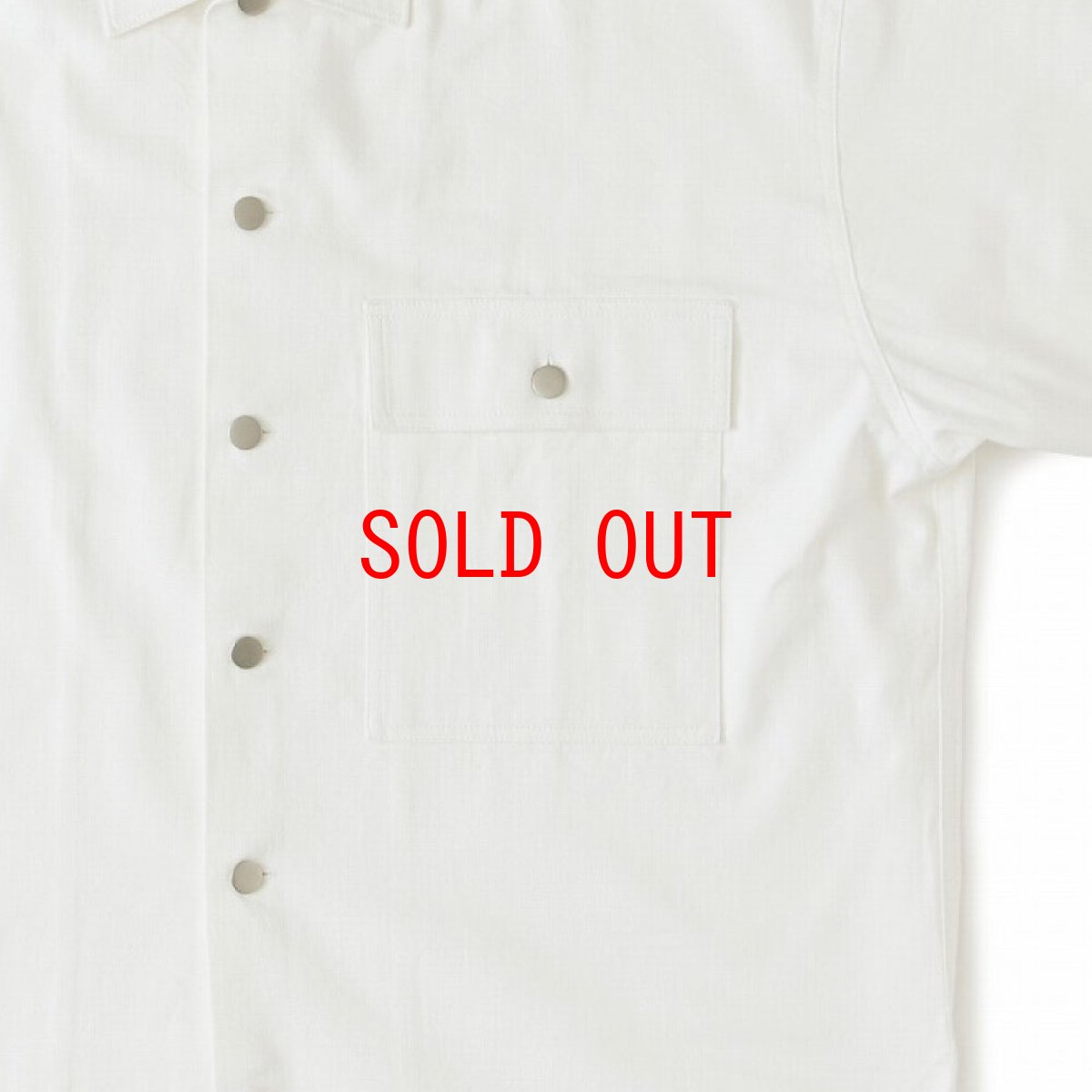 画像6: Foundation S/S Work Shirt 半袖 ワーク シャツ White (6)