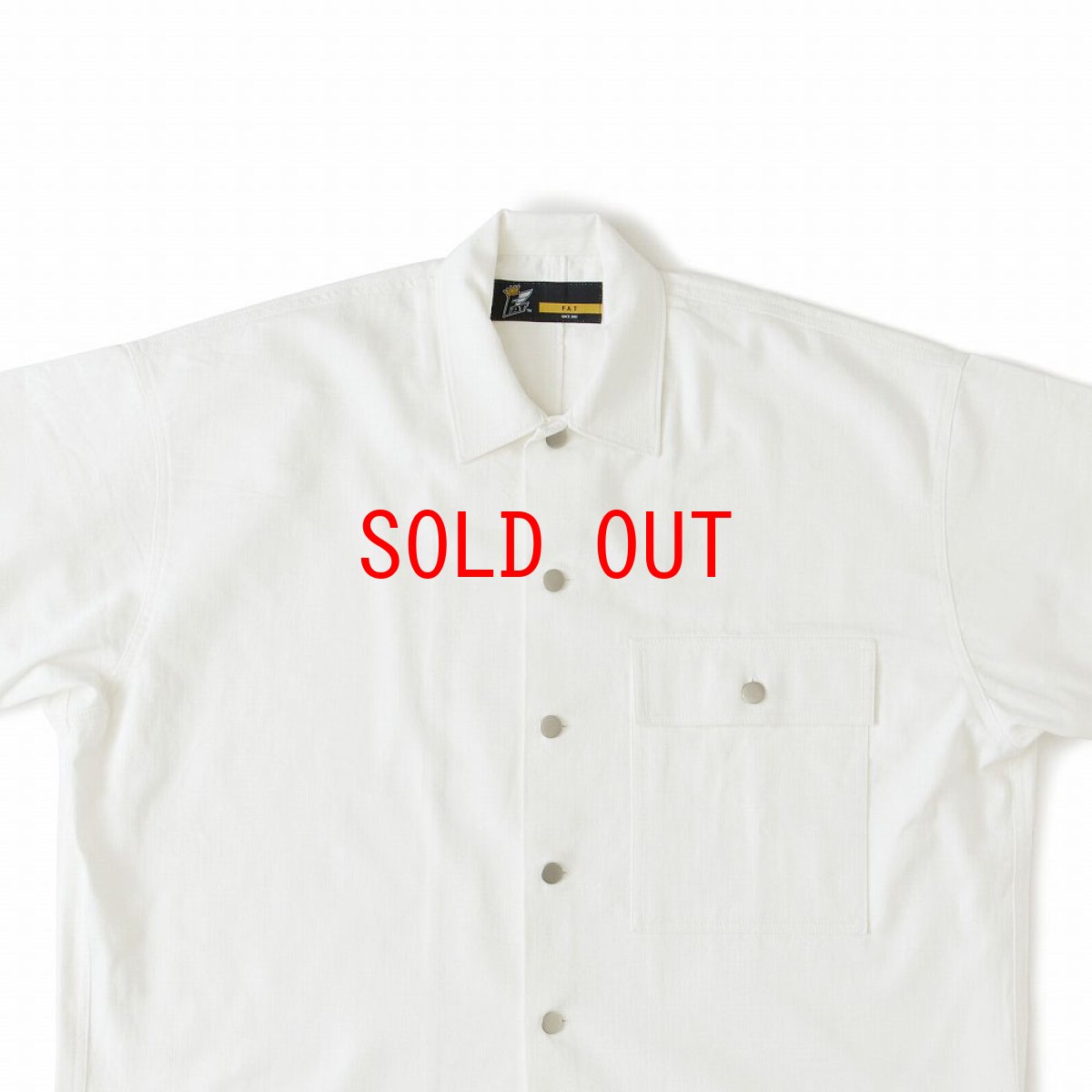 画像8: Foundation S/S Work Shirt 半袖 ワーク シャツ White (8)