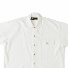 画像8: Foundation S/S Work Shirt 半袖 ワーク シャツ　White (8)