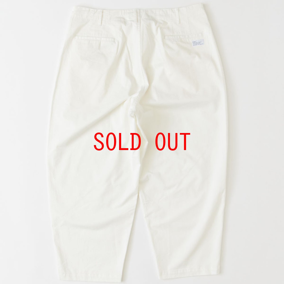 画像3: Aesthetic Pants チノ パンツ リラックス チノパン White (3)