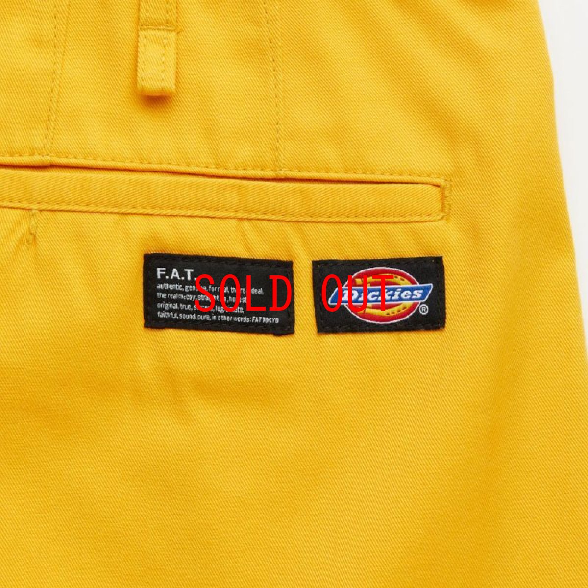 画像5: × Dickies Biggies Wide Chino Pants ディッキーズ ワイド チノ パンツ Yellow (5)