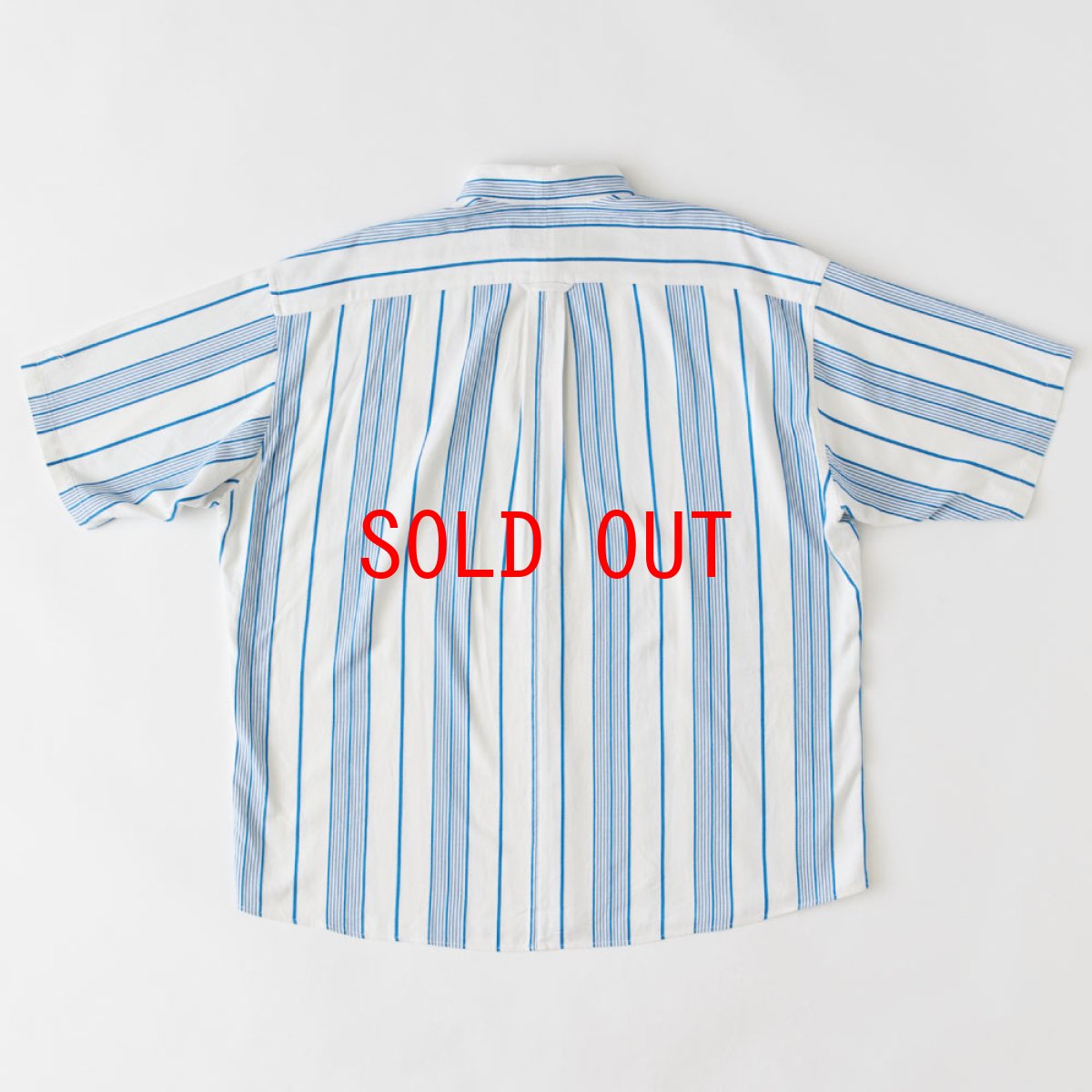 画像2: Gigaline S/S Stripe Shirt 半袖 ストライプ シャツ (2)