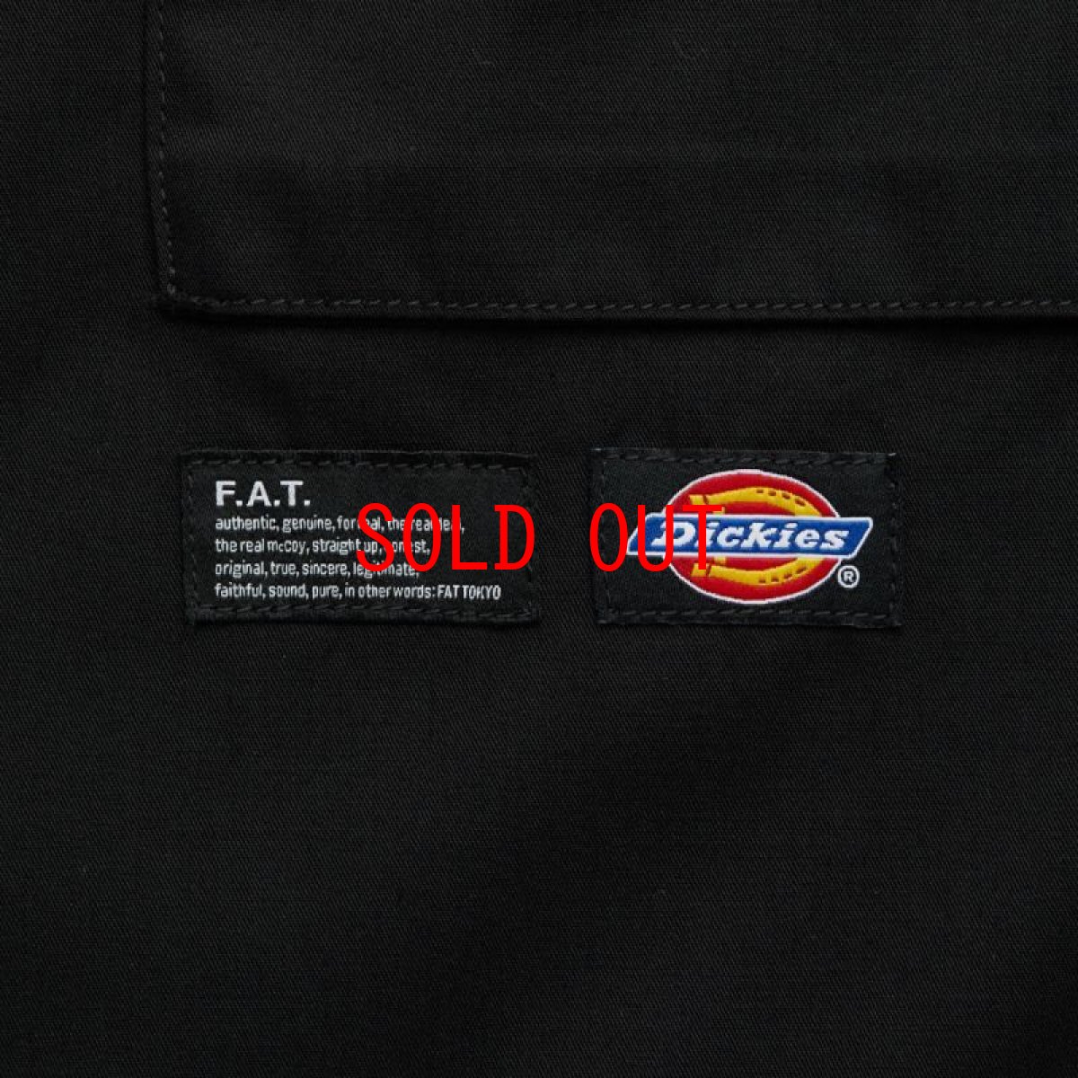画像6: × Dickies Workish S/S Work Shirt ディッキーズ ミリタリー ワーク 半袖 シャツ Black (6)