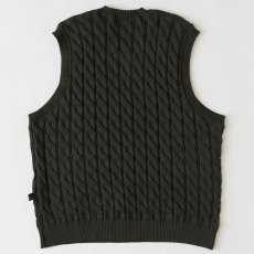 画像3: Cablest V-Neck Vest Vネック ケーブル ベスト Green (3)