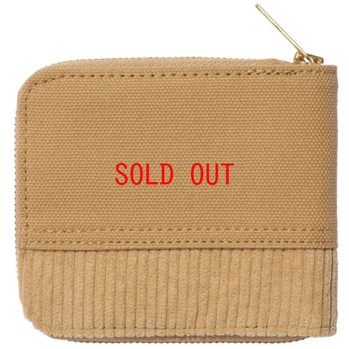 画像4: Medley ZIP Wallet コーデュロイ メドレー ジップ ウォレット Dusty H Brown (4)