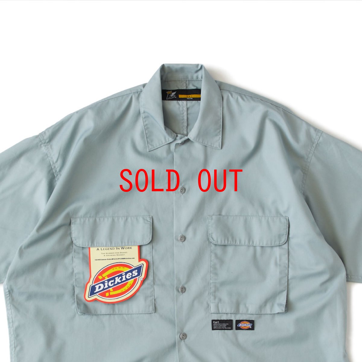 画像3: × Dickies Workish S/S Work Shirt ディッキーズ ミリタリー ワーク 半袖 シャツ Green (3)