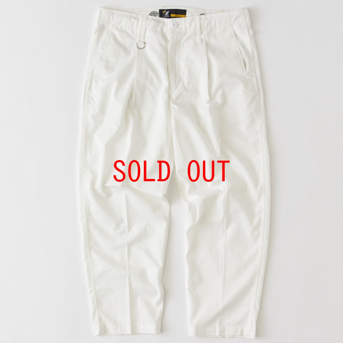画像2: × Dickies Slackies Chino Pants ディッキーズ センタープレス チノ パンツ White (2)