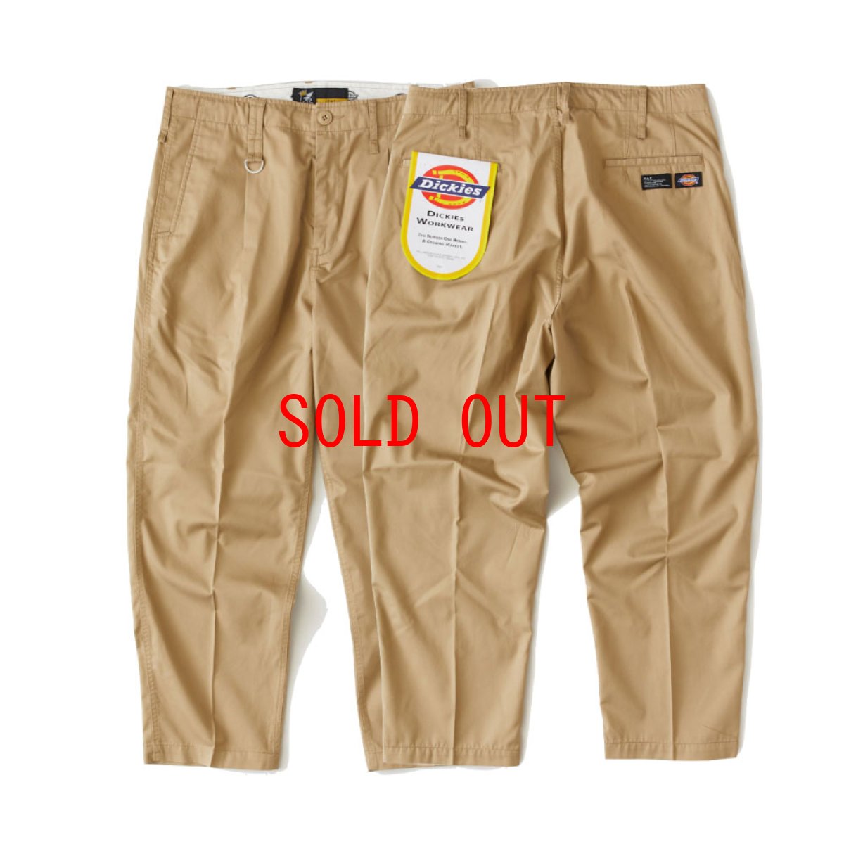 画像1: × Dickies Slackies Chino Pants ディッキーズ センタープレス チノ パンツ Beige (1)