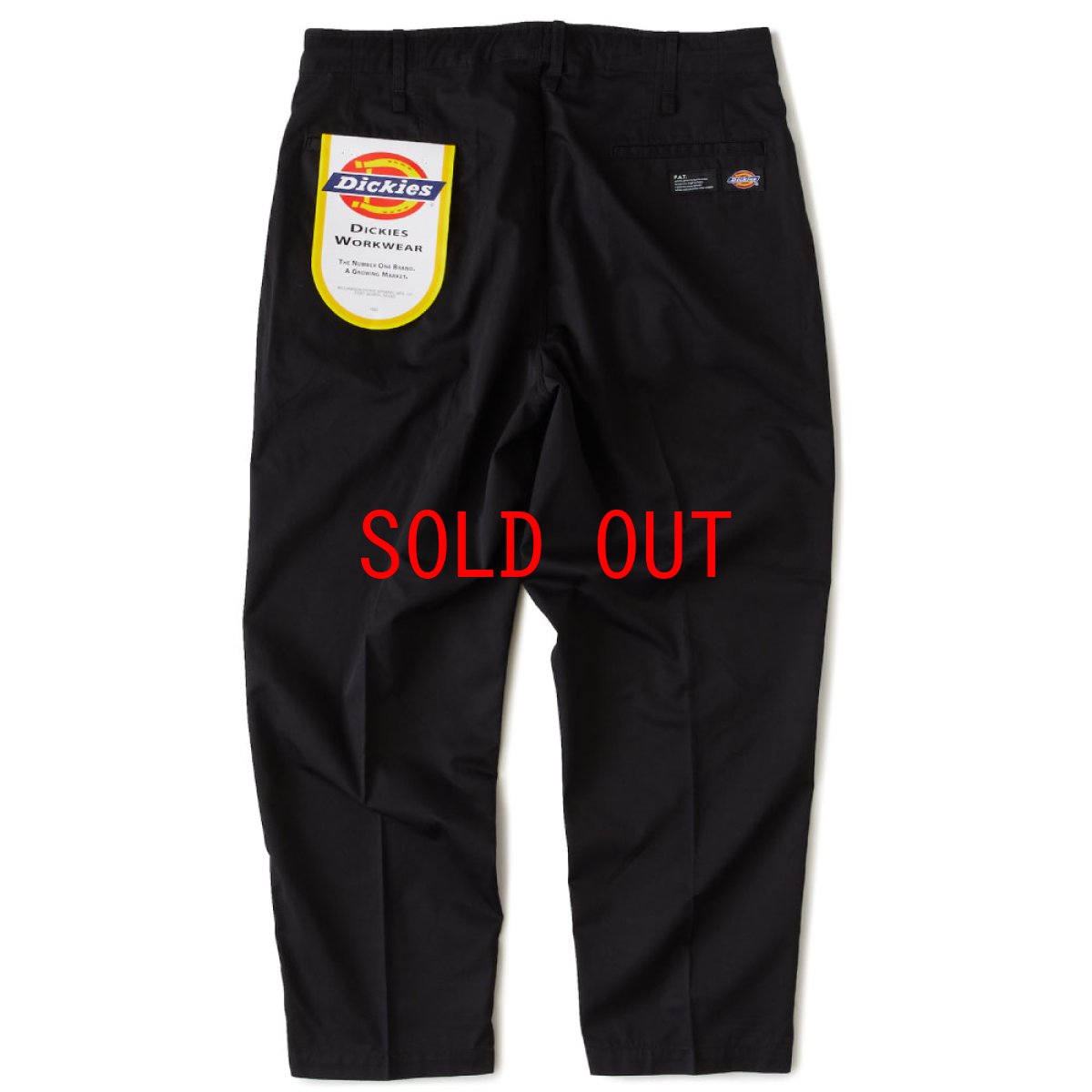 画像3: × Dickies Slackies Chino Pants ディッキーズ センタープレス チノ パンツ Black (3)