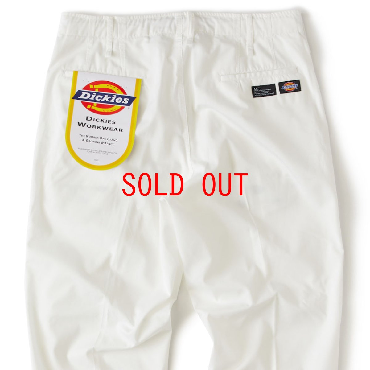 画像6: × Dickies Slackies Chino Pants ディッキーズ センタープレス チノ パンツ White (6)