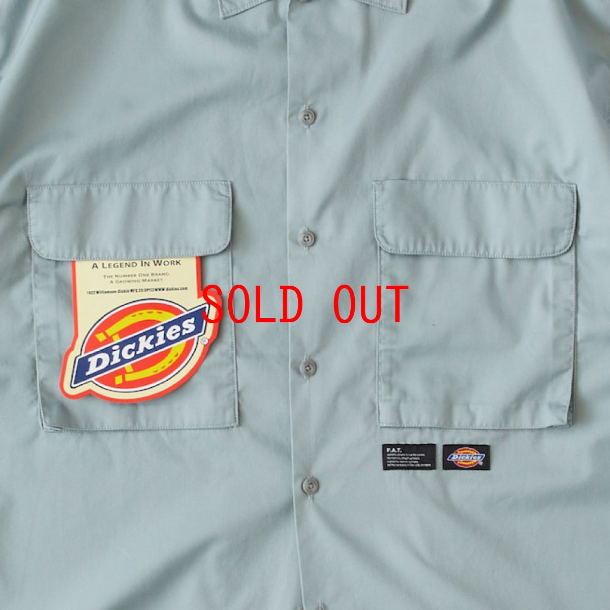 画像7: × Dickies Workish S/S Work Shirt ディッキーズ ミリタリー ワーク 半袖 シャツ Green (7)