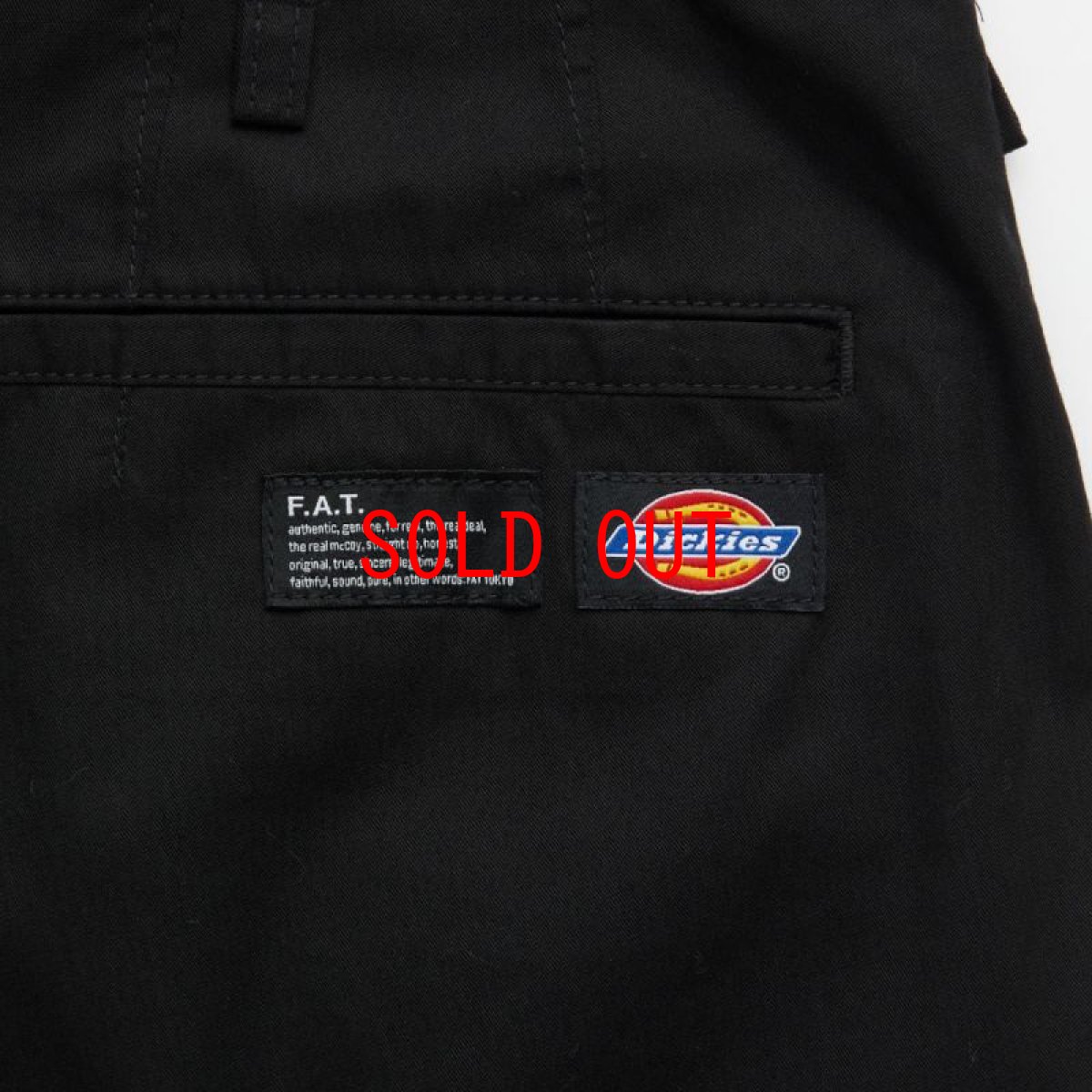 画像9: × Dickies Slackies Chino Pants ディッキーズ センタープレス チノ パンツ Black (9)