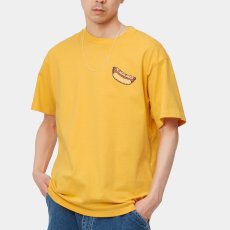 画像9: Flavor S/S Tee レルーズ フィット オーガニック 半袖 Tシャツ Popsicle Yellow (9)