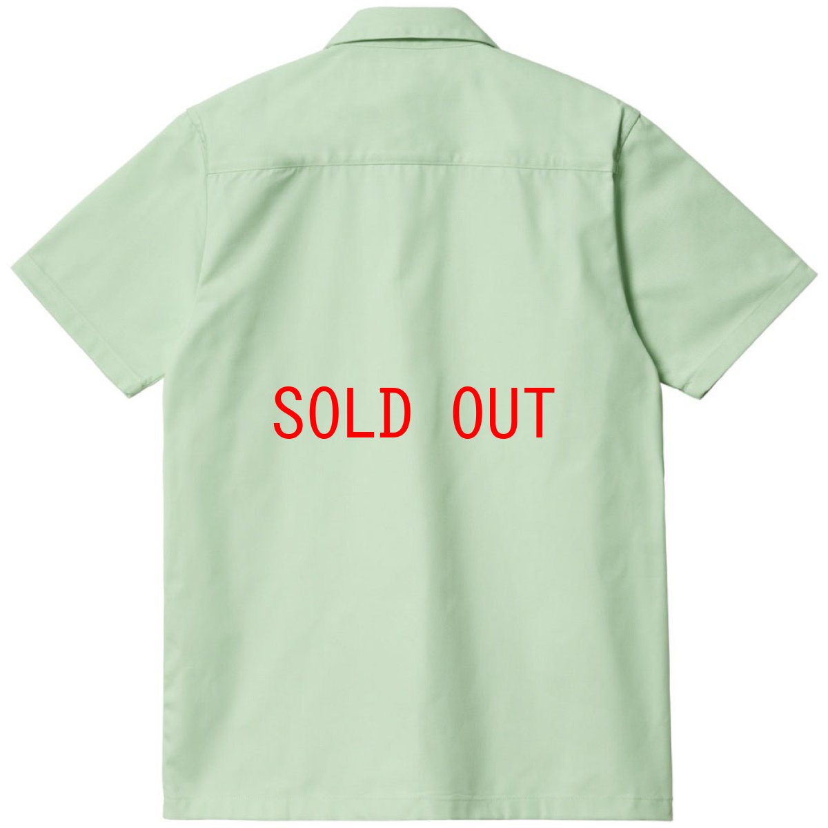 画像2: Master S/S Shirt 半袖 ワーク シャツ Spearmint Green (2)