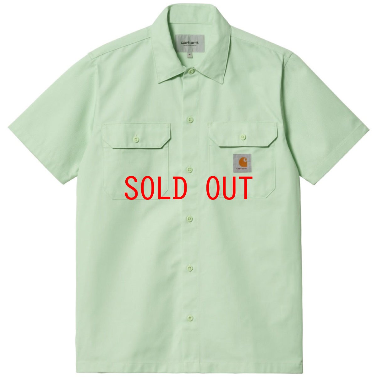 画像1: Master S/S Shirt 半袖 ワーク シャツ Spearmint Green (1)