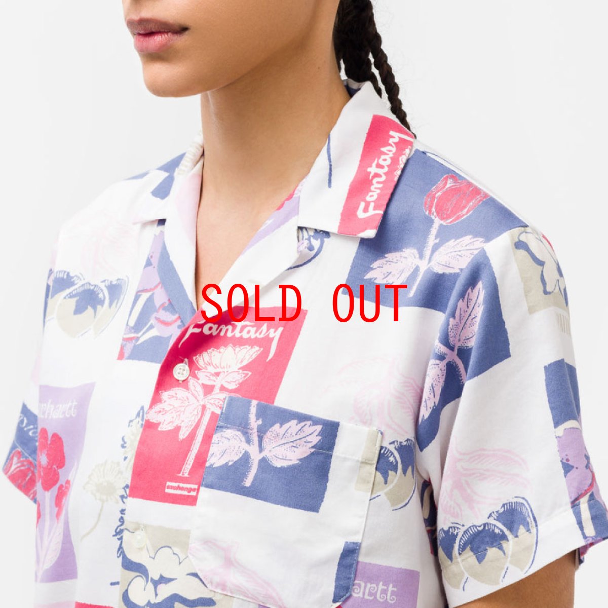 画像7: W Verdanta S/S Shirt ウィメンズ 半袖 ベーダーンタ オープン カラーシャツ White (7)