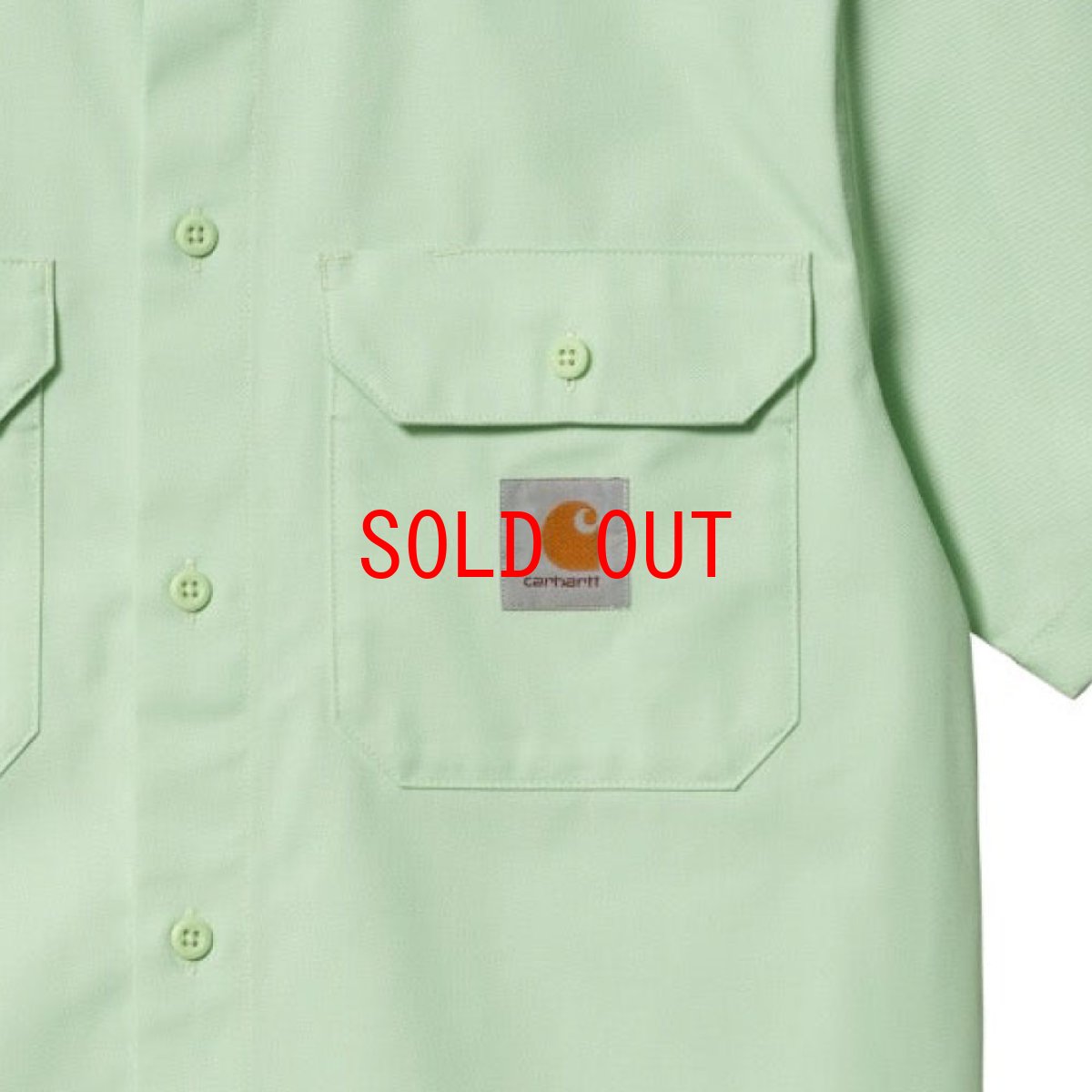 画像4: Master S/S Shirt 半袖 ワーク シャツ Spearmint Green (4)