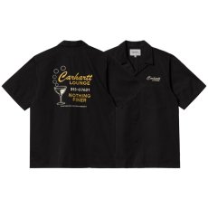 画像1: Lounge S/S Shirt 半袖 ボーリング シャツ オープン カラー ルーズ フィット (1)