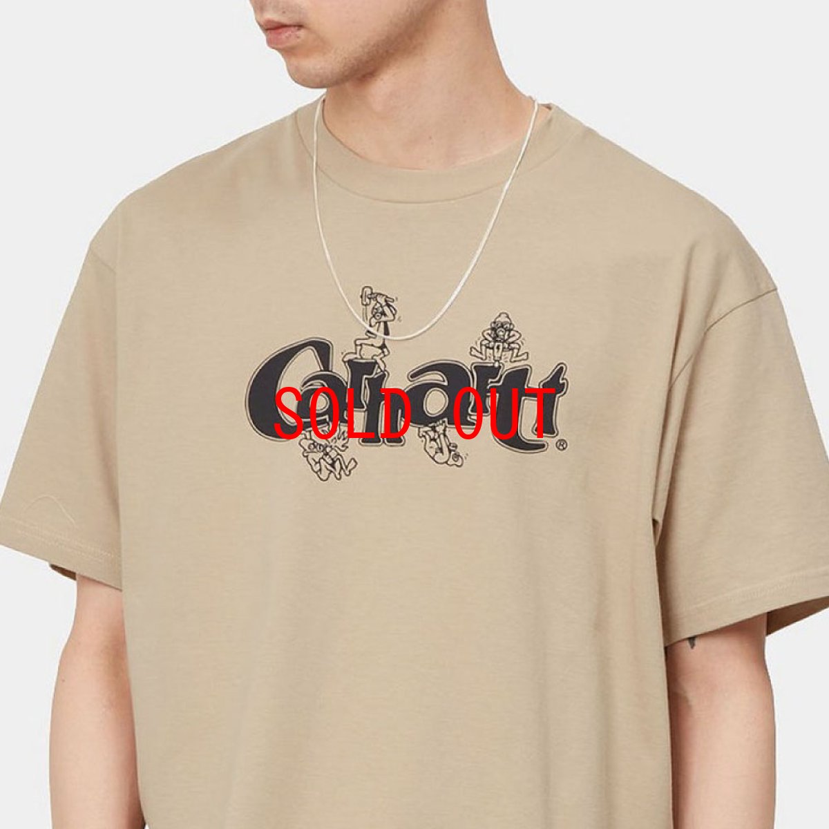 画像5: Repairs S/S Tee ルーズ フィット オーガニック 半袖 Tシャツ Wall (5)