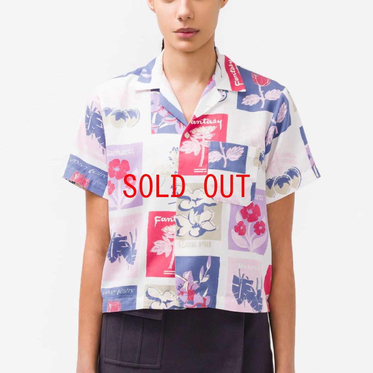 画像3: W Verdanta S/S Shirt ウィメンズ 半袖 ベーダーンタ オープン カラーシャツ White (3)