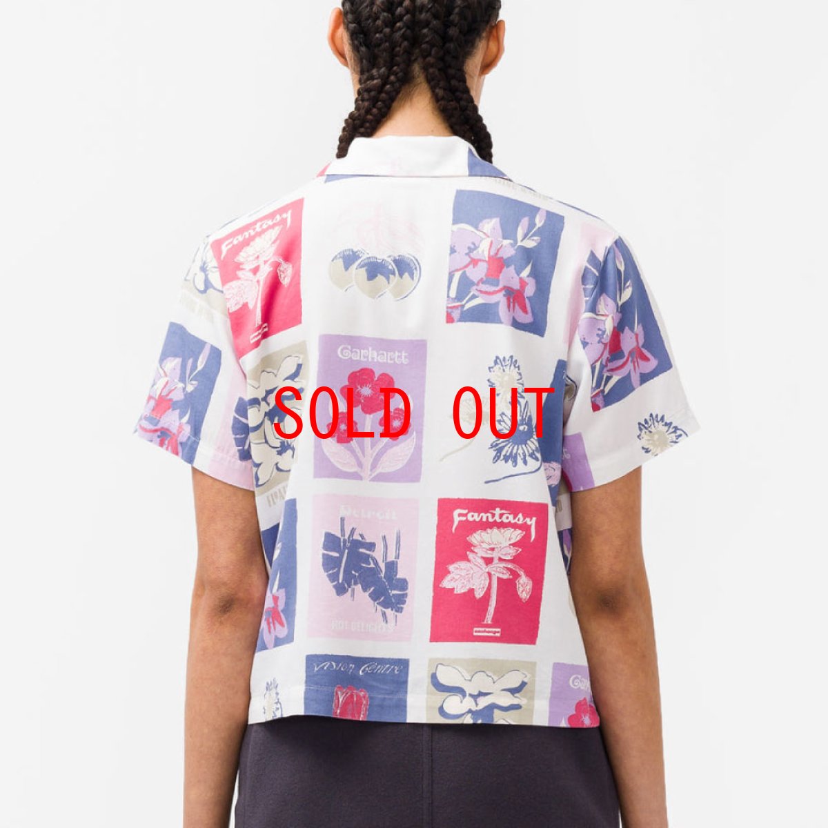 画像2: W Verdanta S/S Shirt ウィメンズ 半袖 ベーダーンタ オープン カラーシャツ White (2)