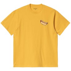 画像2: Flavor S/S Tee レルーズ フィット オーガニック 半袖 Tシャツ Popsicle Yellow (2)