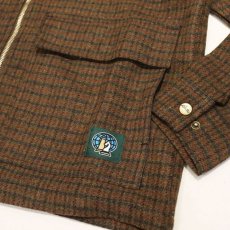 画像7: Schmidt Plaid Jacket ツイード チェック ジャケット Brown (7)