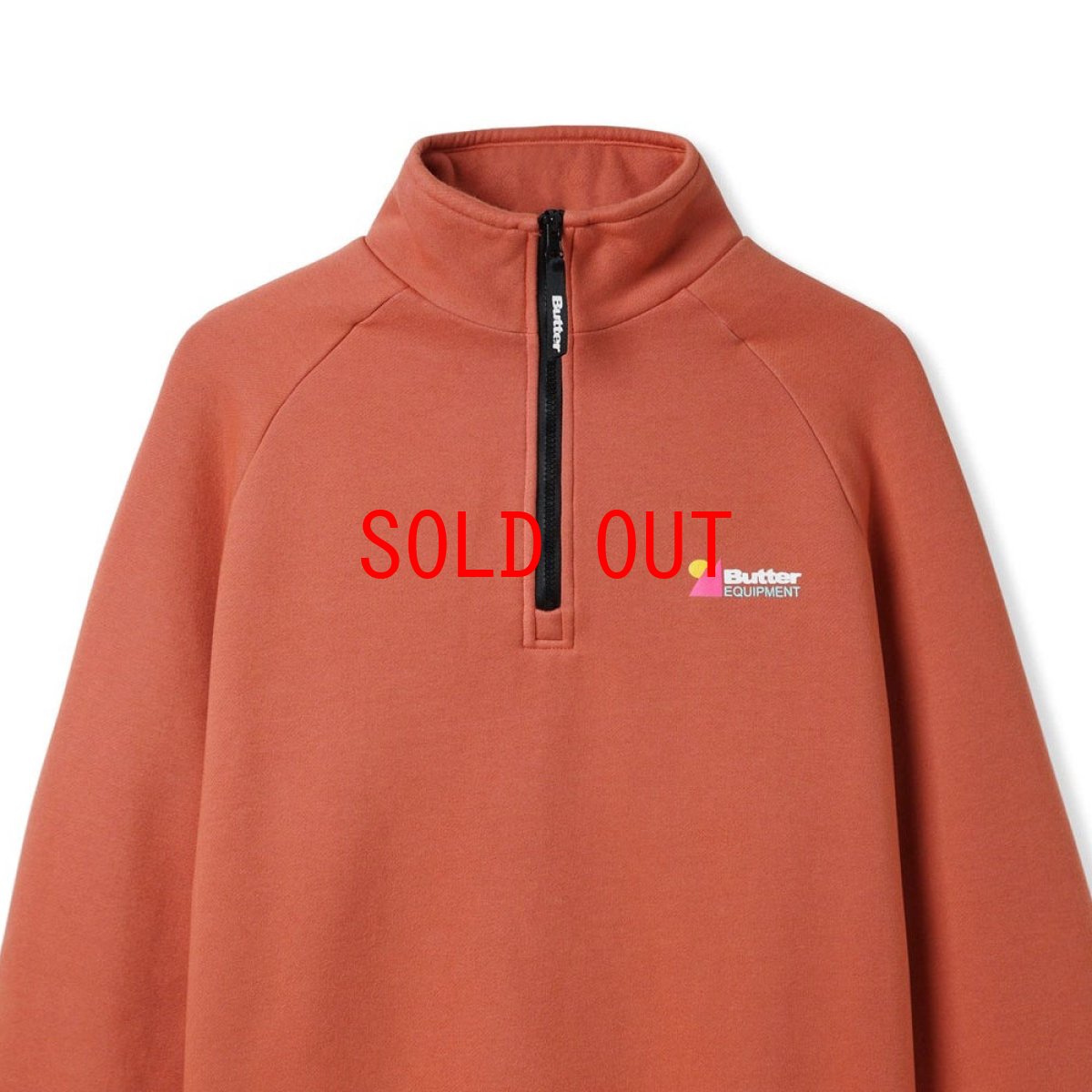 画像2: Pigment Dye 1/4 Zip Pullover Sweat Shirt ハーフジップ プルオーバー スウェット シャツk (2)