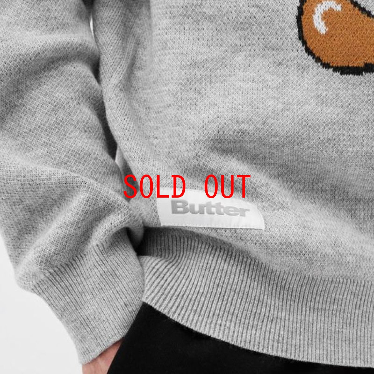 画像4: Cymbals Crewneck Knit Sweater クルーネック ニット セーター Heather Grey (4)