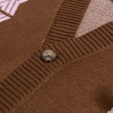 画像5: Club Knit Cardigan Sweater ニット カーディガン Chocolate Brown (5)