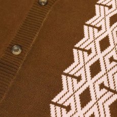 画像7: Club Knit Cardigan Sweater ニット カーディガン Chocolate Brown (7)