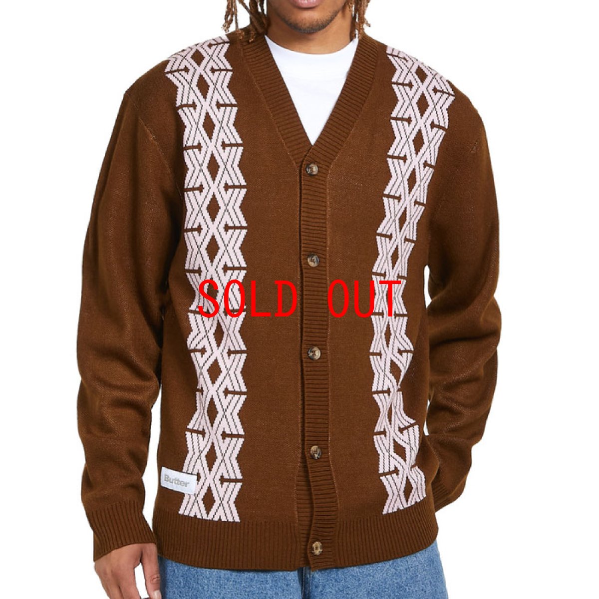 画像6: Club Knit Cardigan Sweater ニット カーディガン Chocolate Brown (6)