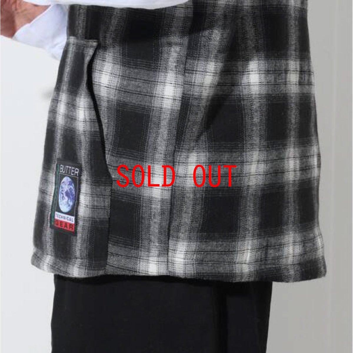 画像10: Shadow Plaid Reversible Vest チェック リバーシブル ベスト (10)