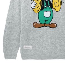 画像3: Cymbals Crewneck Knit Sweater クルーネック ニット セーター Heather Grey (3)