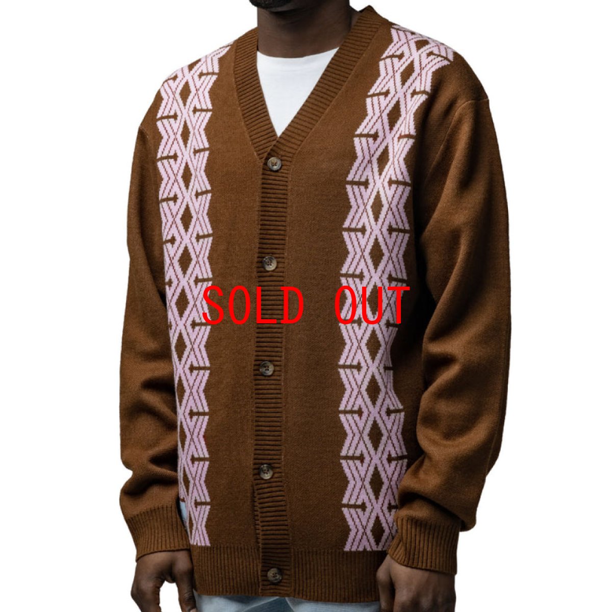 画像3: Club Knit Cardigan Sweater ニット カーディガン Chocolate Brown (3)