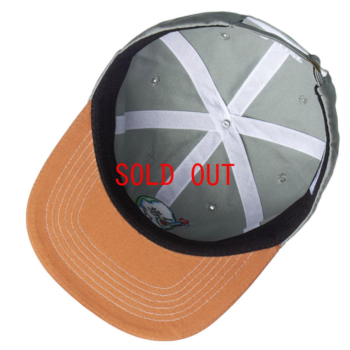 画像6: Timbo 6 Panel Cap ロゴ パネル キャップ 帽子 Sage Brown (6)