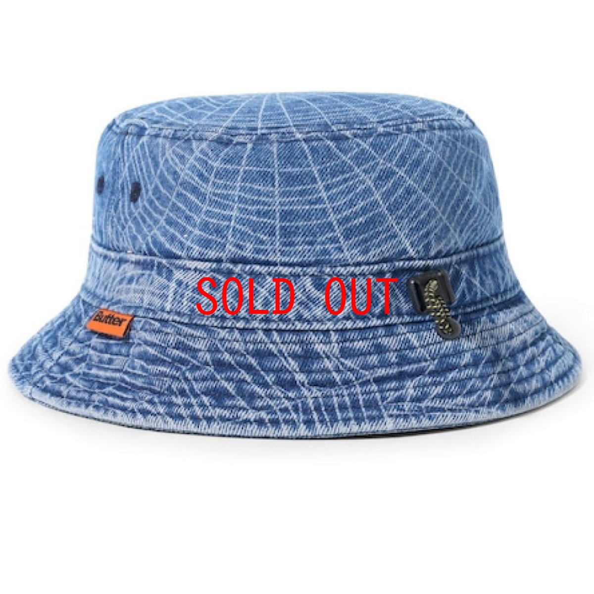 画像1: Web Denim Bucket Hat バケット ハット 帽子 Washed Indigo (1)