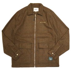 画像2: Schmidt Plaid Jacket ツイード チェック ジャケット Brown  (2)