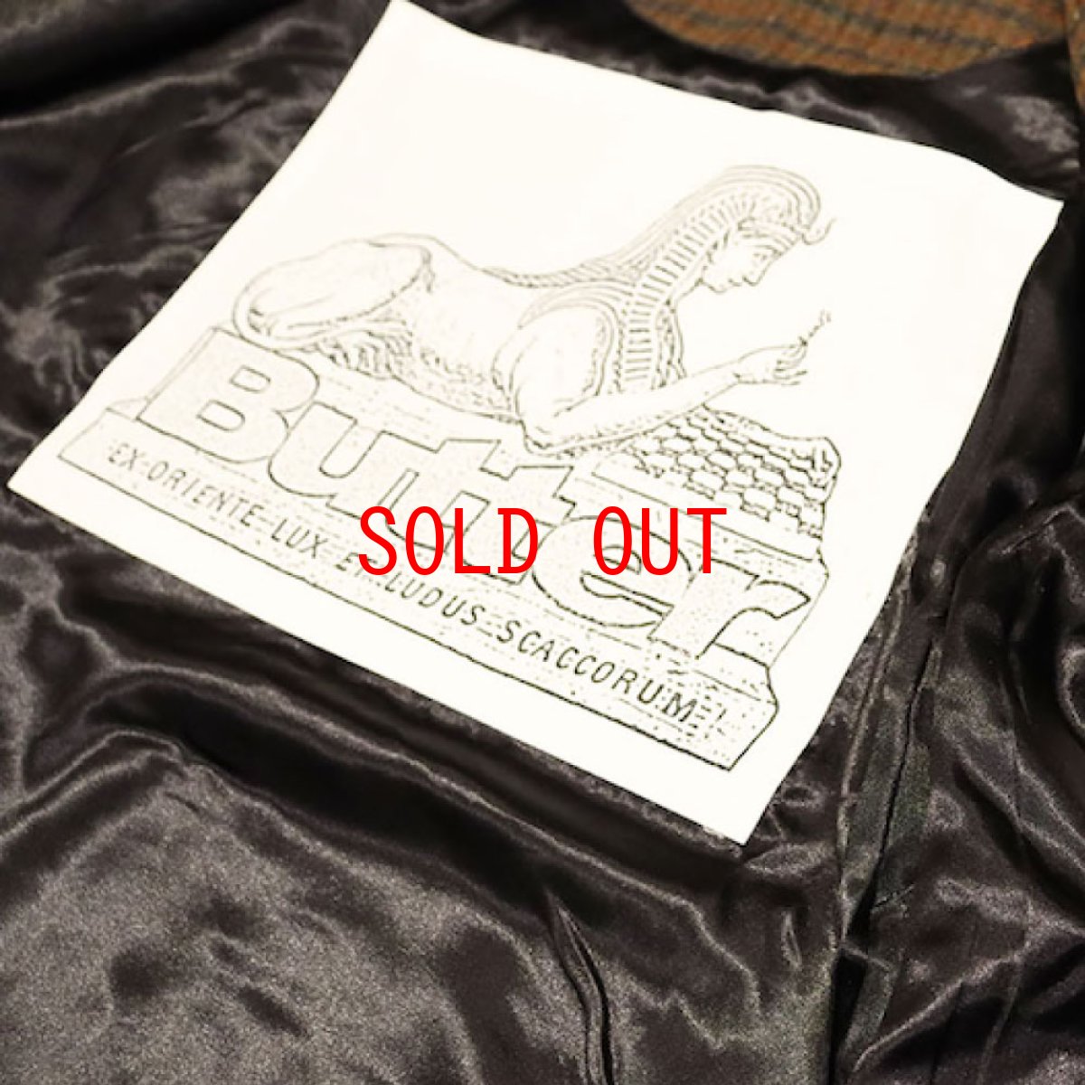 画像7: Schmidt Plaid Jacket ツイード チェック ジャケット Brown  (7)