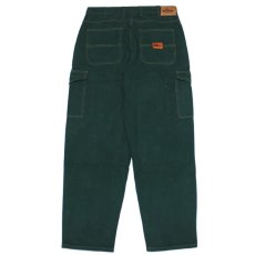 画像2: Santosuosso Cargo Denim Pants カーゴ パンツ Dark Forest Green (2)