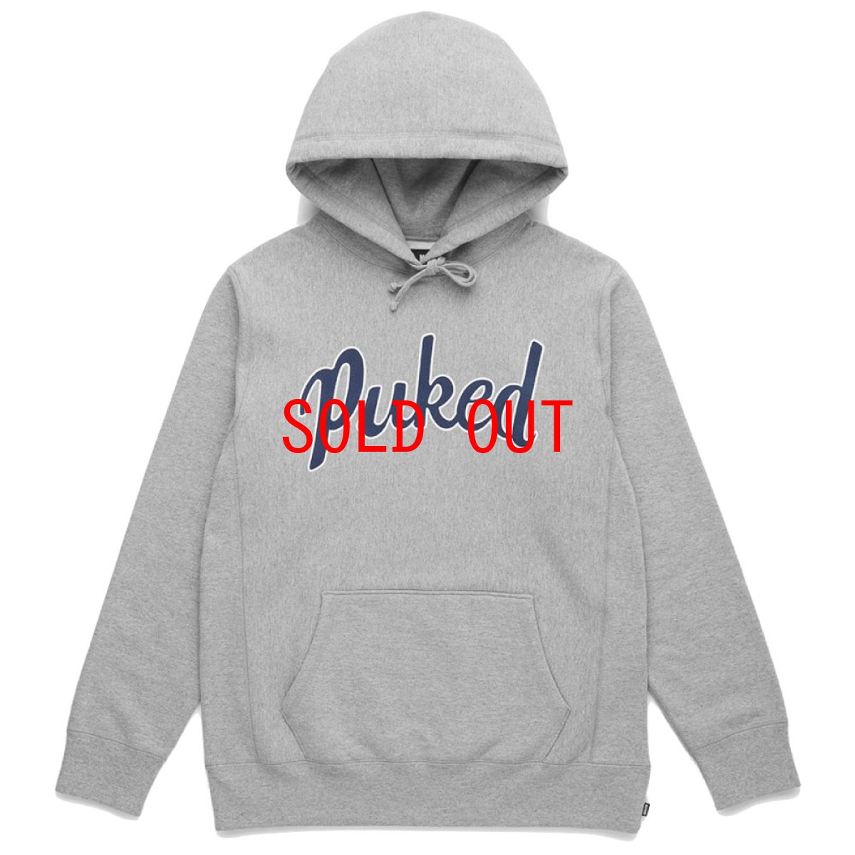 画像1: Pucked Pullover Sweat Hoodie ヘビー ウェイト プルオーバー スウェット フーディ Grey (1)