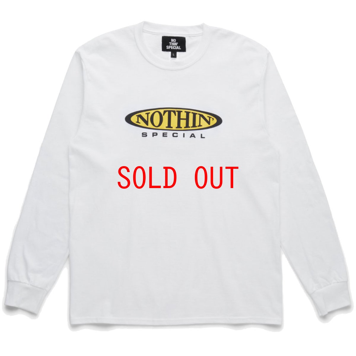 画像1: Motel Sign L/S Tee 長袖 Tシャツ モーテル サイン White (1)