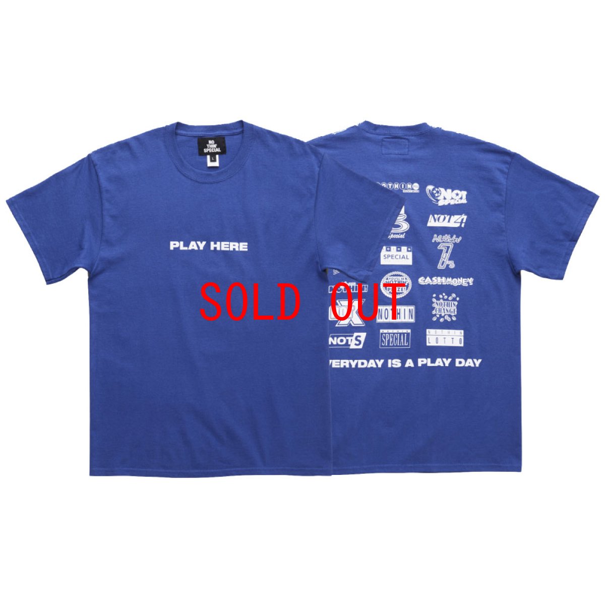 画像1: Lottery S/S Tee 半袖 Tシャツ Deep Marine Blue (1)